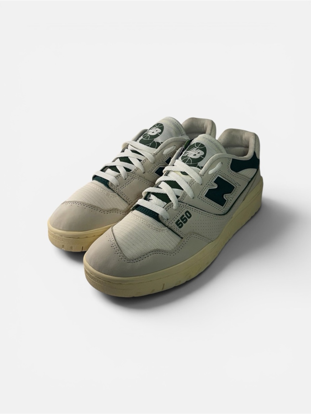 New Balance 550 Permafrost Dark Alpine Green BB550LGR Men's 10.5